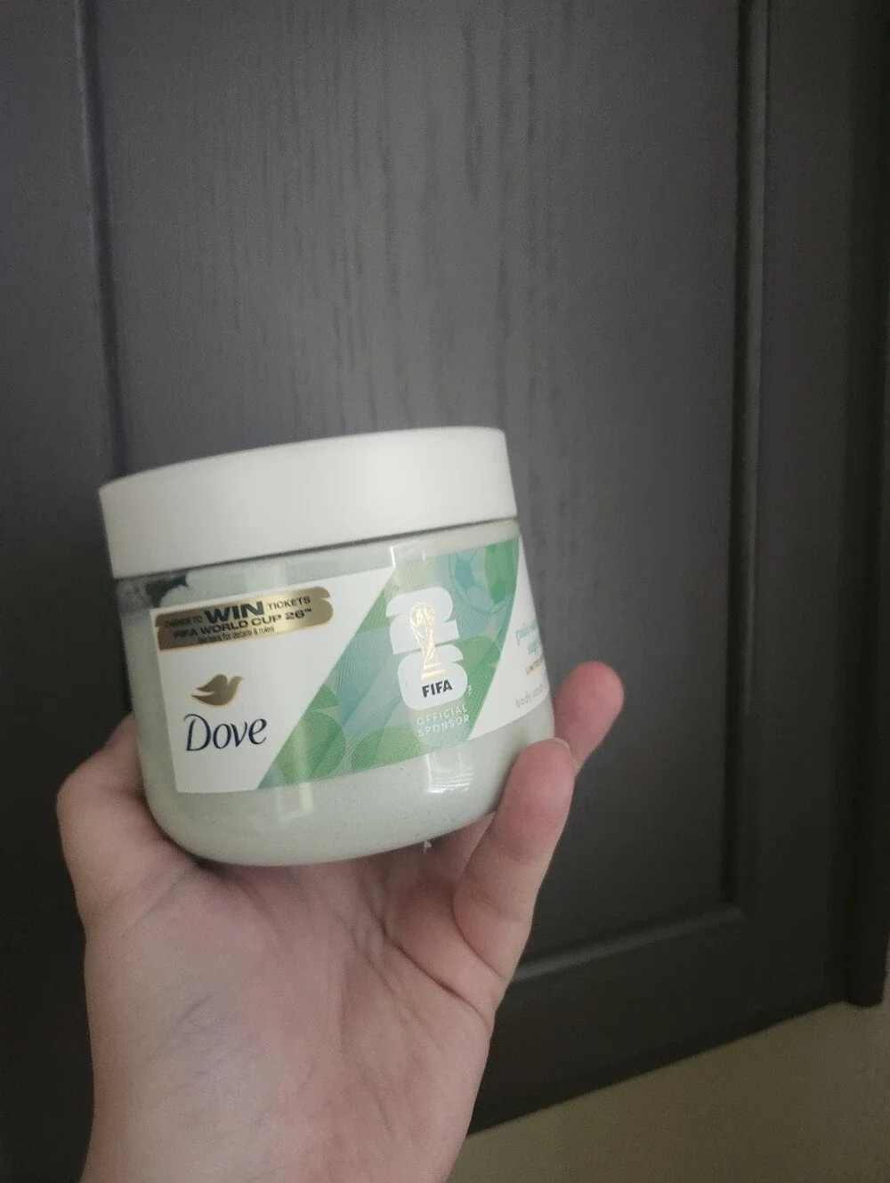 Dove Refreshing Body Exfoliant Scrub — Mint Green
